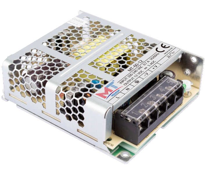 Mervesan MT-60-24 24V 2.5A 60W Metal Kasalı İç Mekan AC/DC SMPS Adaptör