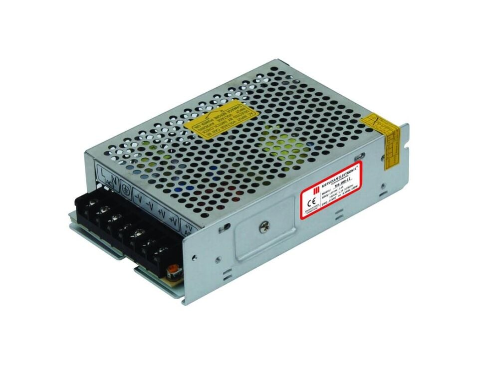 Mervesan MT-100-5 5V 20A 100W Metal Kasalı İç Mekan AC/DC SMPS Adaptör