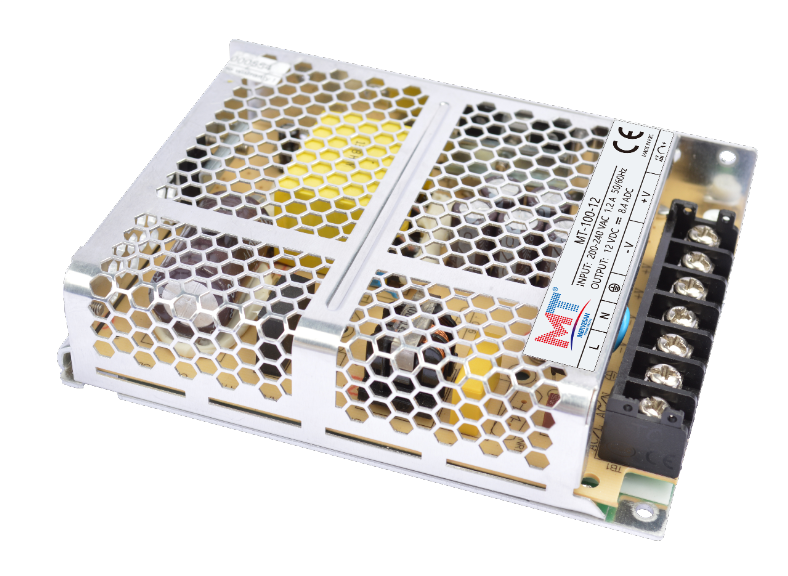 Mervesan MT-120-12 12V 10A 120W Metal Kasalı İç Mekan AC/DC SMPS Adaptör
