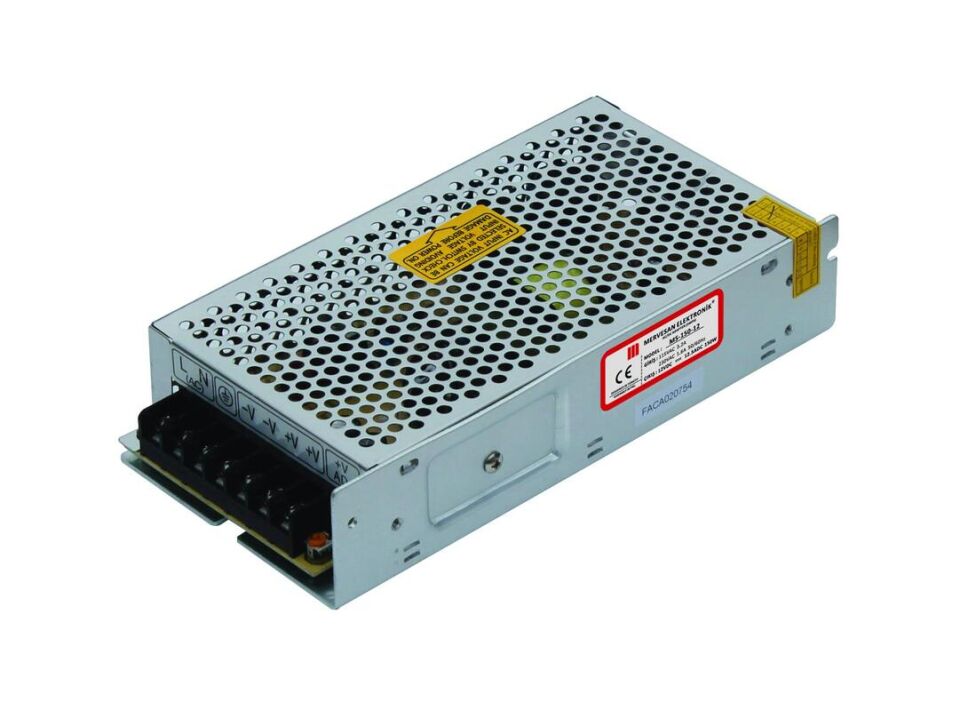 Mervesan MT-150-5 150W 5V 30A Metal Kasalı İç Mekan SMPS Adaptör
