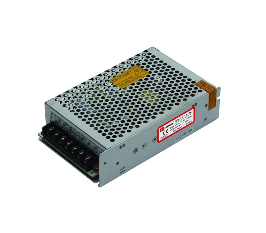 Mervesan MT-UPS-50-12 13.5V 4A 50W UPS Fonksiyonlu AC/DC SMPS Adaptör