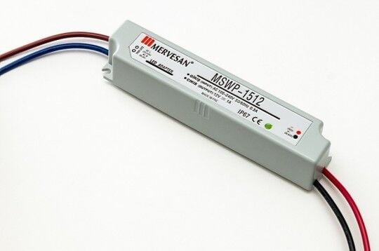 Mervesan MTWP-15-12 Dış Mekan 12V 1A 12W Sabit Voltaj AC/DC SMPS Adaptör