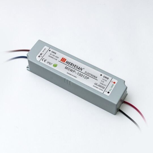 Mervesan MTWP-100-24 IP67 24V 4.25A 100W Sabit Voltaj AC/DC SMPS Adaptör