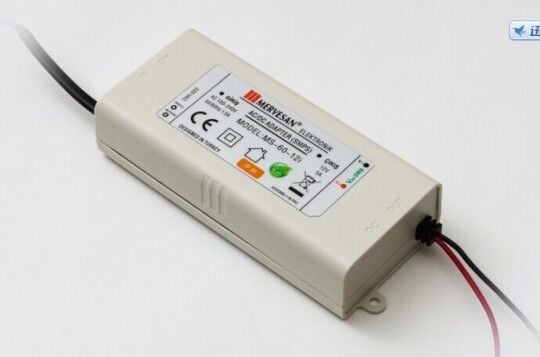 Mervesan MS-60-12İ 60W 12V 5A IP30 Plastik Kasa Sabit Voltaj AC/DC SMPS Adaptör