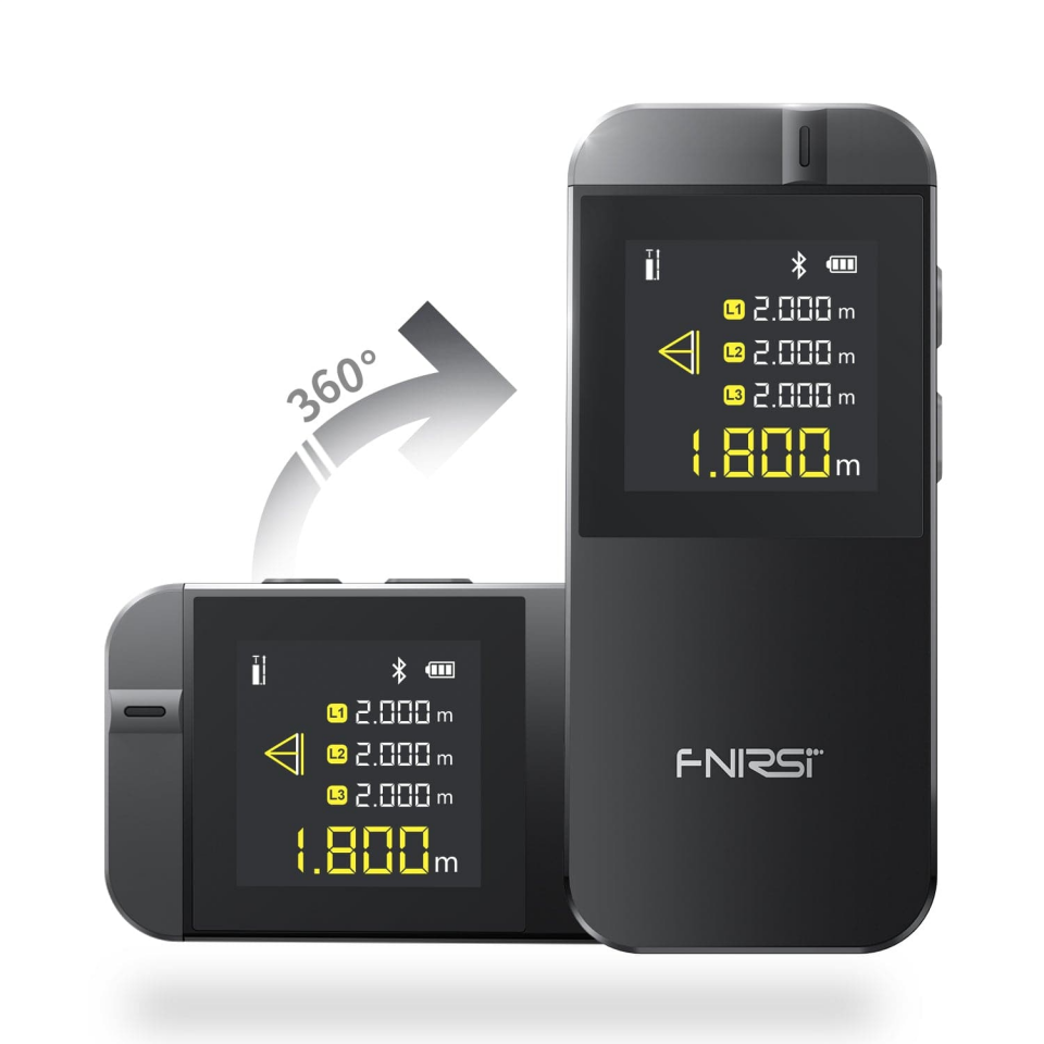 Fnirsi IR40 Akıllı 40MT Lazer metre Mesafe Ölçer