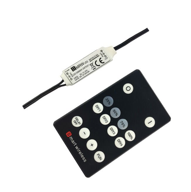Mervesan MRW-D-6A 6A 12/24V Şerit LED Kumandası RF LED Dimmer
