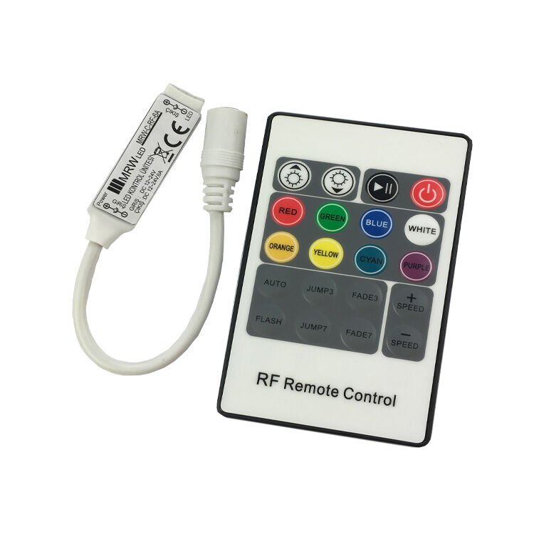 Mervesan MRW-C-RF-6A Mini 6A 12/24V RGB Şerit LED Kumandası RF Kontrol