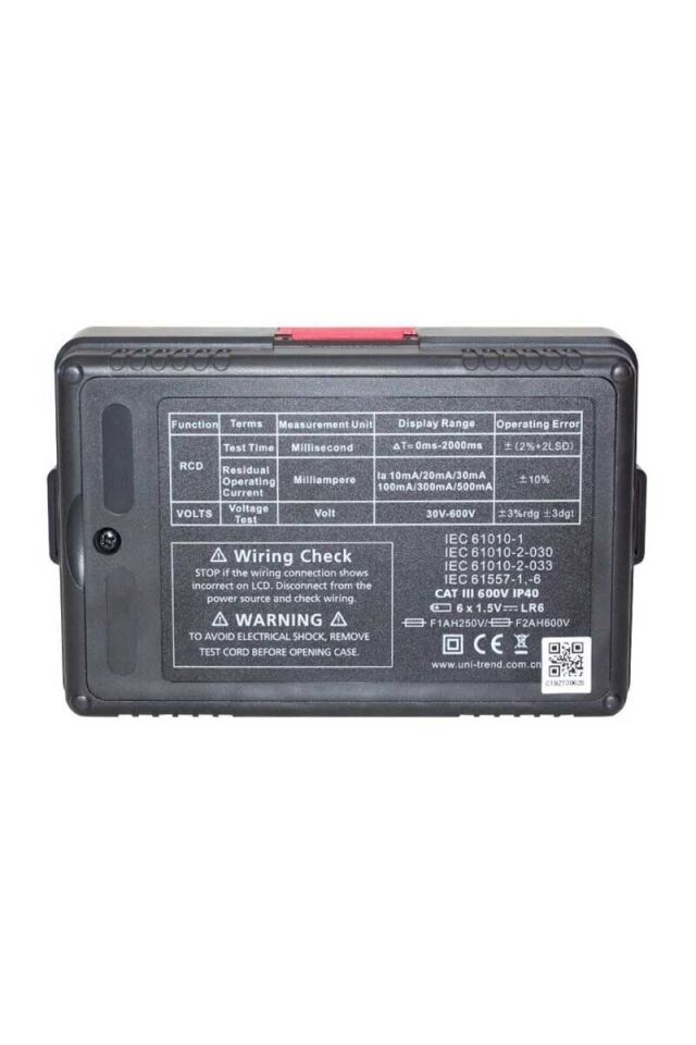 Unit UT582+ Dijital RCD Test Cihazı