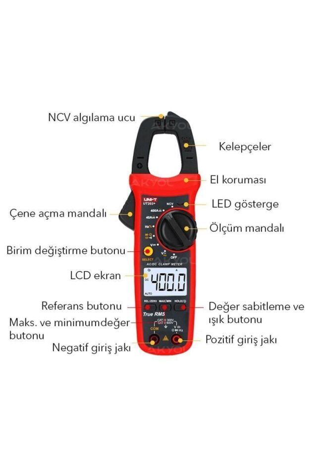 UNI-T UT203+ Dijital Pens Ampermetre