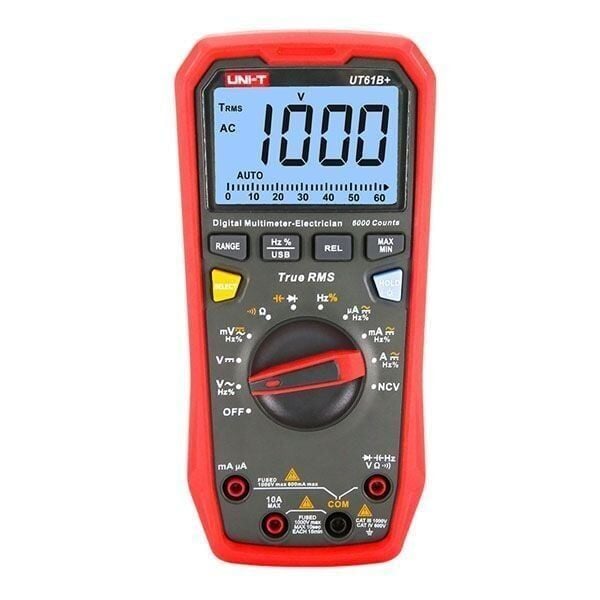 UNI-T UT61B + 1000V True RMS Dijital Multimetre