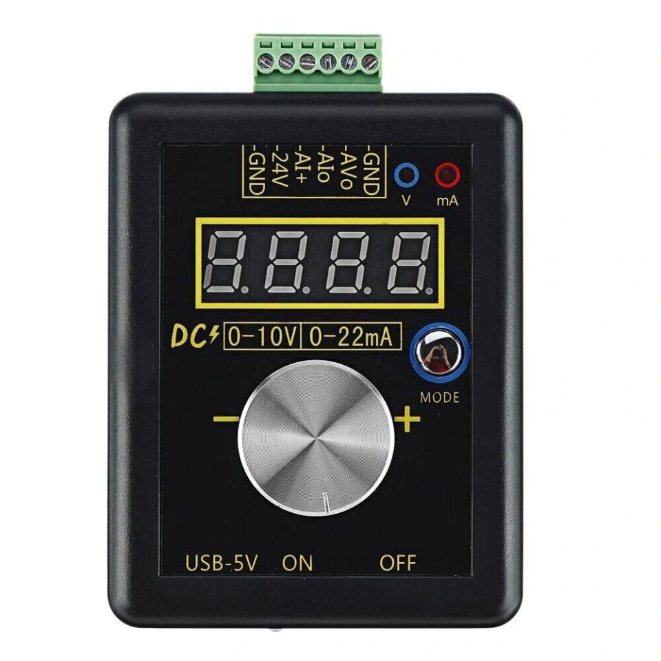 FNIRSI SG-002 4-20mA 0-10V Ayarlanabilir Akım-Gerilimi Simülatörü ve Sinyal Jeneratörü