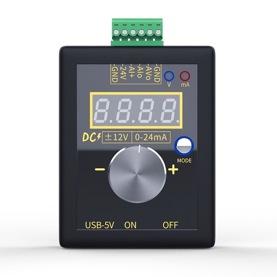 FNIRSI SG-002 4-20mA 0-10V Ayarlanabilir Akım-Gerilimi Simülatörü ve Sinyal Jeneratörü