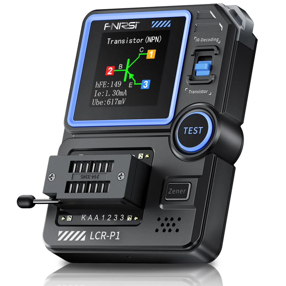 Fnirsi LCR-P1 Çok Fonksiyonlu Transistör  Test Cihazı