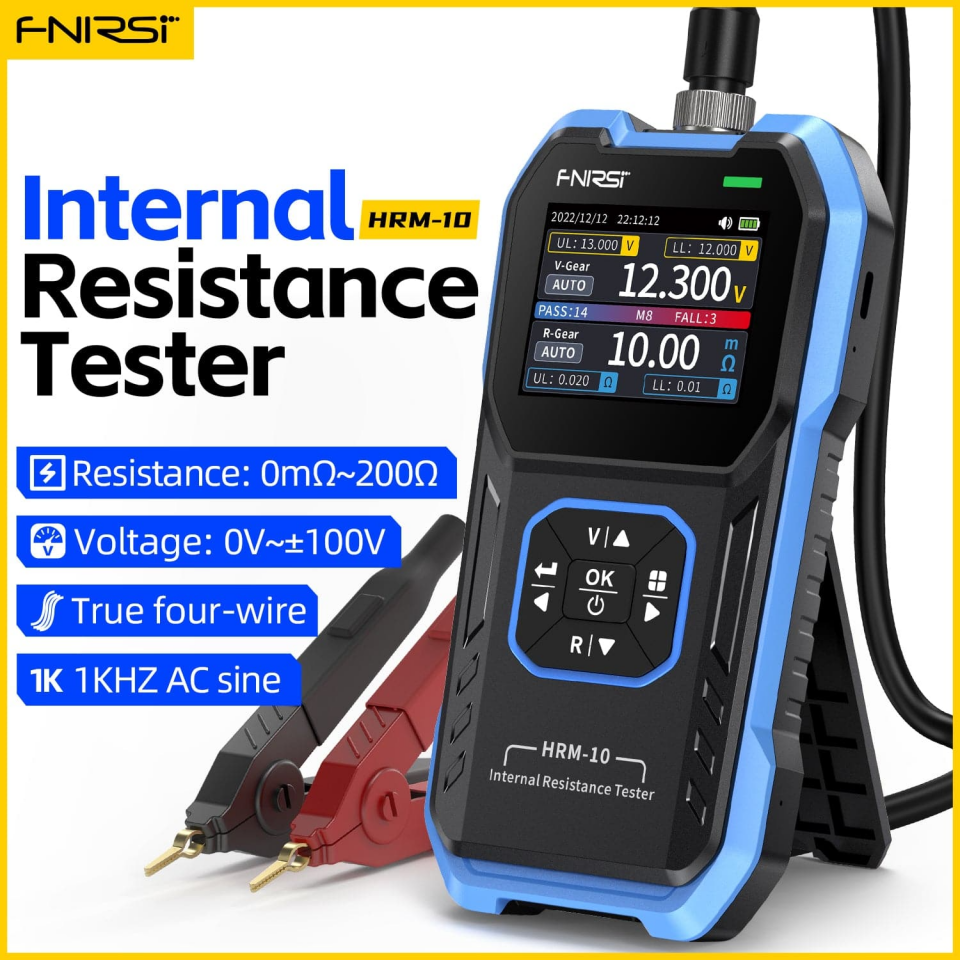Fnirsi HRM-10 Pil Voltajı Dahili Direnç Test Cihazı