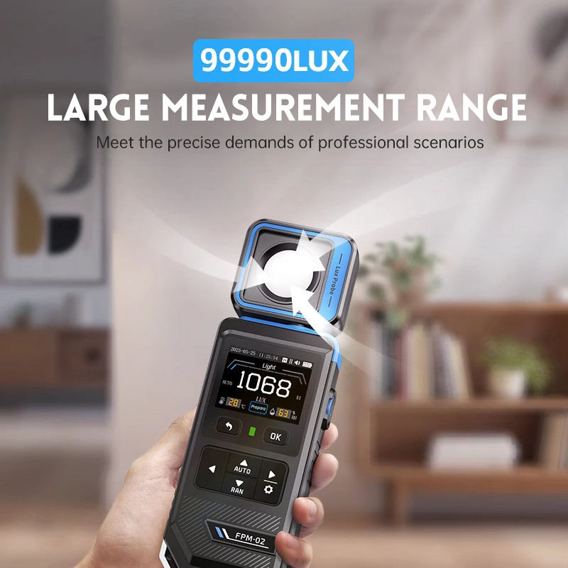 FNIRSI FPM-02 Işık Ölçer (Luxmetre)