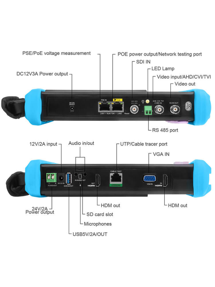 NOYAFA NF-IPC716ADH Hepsi Bir Arada IPC CCTV Kamera Test Cihazı